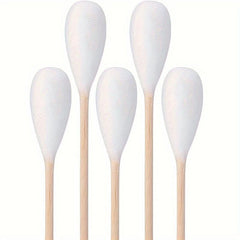 100/200 Large Cotton Swabs w/Bamboo Handle Dog Ear Cleaning