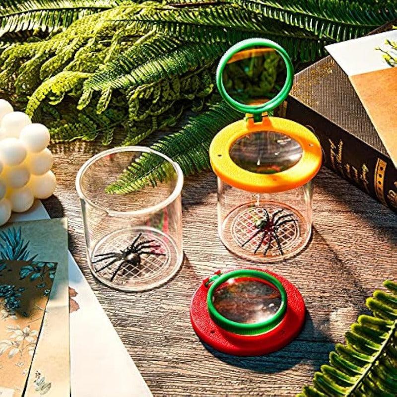 Yellow Plastic Insect Box w/ Acrylic Magnifying Glass