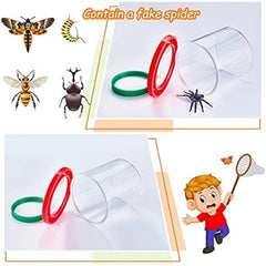 Yellow Plastic Insect Box w/ Acrylic Magnifying Glass