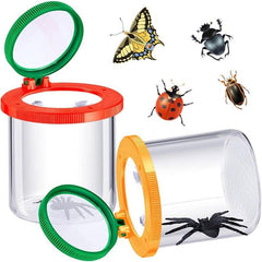 Yellow Plastic Insect Box w/ Acrylic Magnifying Glass