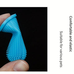 Pet Toothbrush for Bad Breath and Tartar - Cat and Dog Finger Toothbrush