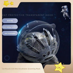 Cat Muzzle Anti Bite Breathable Grooming Mask Muzzles