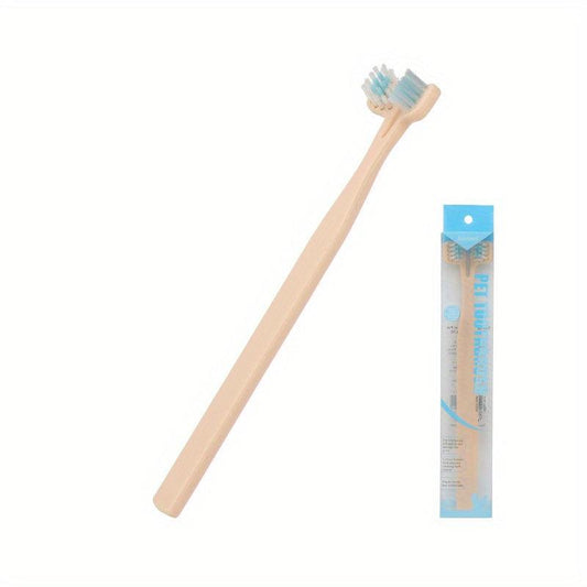 Pet Dual Head Toothbrush Fine Dense Cleaning Tool Four Colors