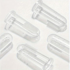 Soft Silicone Pet Toothbrush for Cats and Dogs Oral Cleaning