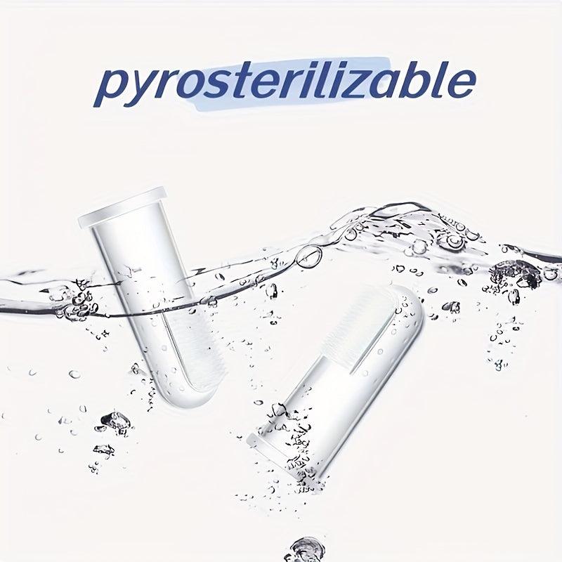 Soft Silicone Pet Toothbrush for Cats and Dogs Oral Cleaning