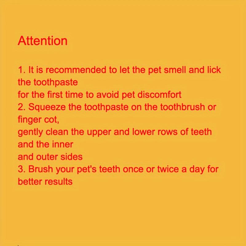 Pet Toothpaste Freshens Breath Cleans Teeth Promotes Oral Health