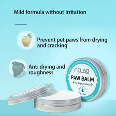 Pet Paw Balm 60g Box - Heals, Repairs, Moisturizes - Dogs Cats Soother Protector