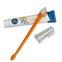 3pcs Pet Toothpaste Dog Cat Oral Care Set