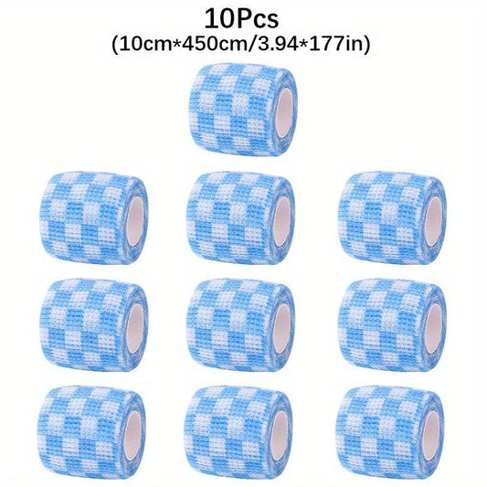 10pcs Carton Patterned Bandage for Pet Wound Care & Protection