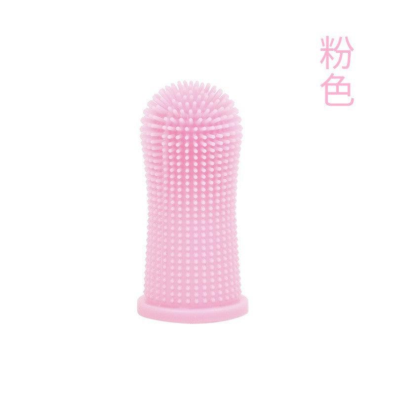 Silicone Dog Finger Toothbrush with Storage Box for Pet Dental Care