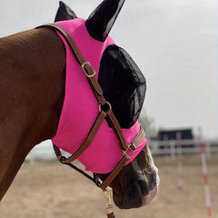 Soft Mesh Horse Fly Mask with Ears Quiet Ride