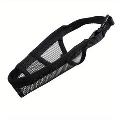 Adjustable Dog Muzzle Mesh Breathable Anti Biting