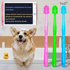 Soft Universal Pet Toothbrush for Cats & Dogs