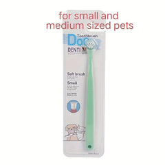 Vanilla Beef Flavor Dog Toothpaste & Soft Bristle Pet Toothbrush