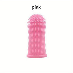 Silicone Pet Toothbrush Finger Cover for Cat Dog Teeth