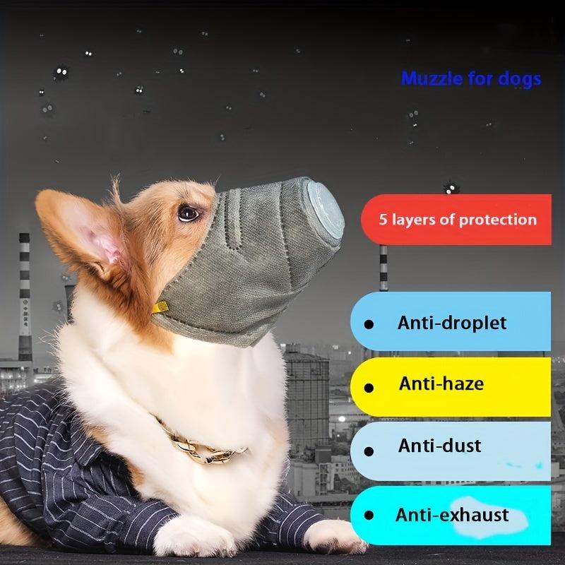 Anti Fog Pet Mask Protective Dog Mouth Cover Outdoor Dog Cat Supplies