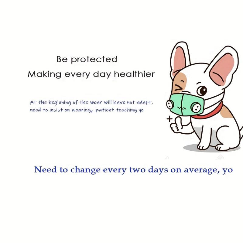 Anti Fog Pet Mask Protective Dog Mouth Cover Outdoor Dog Cat Supplies