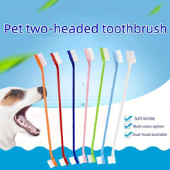 Double Side Dog Toothbrush Teeth Cleaning Bad Breath Care