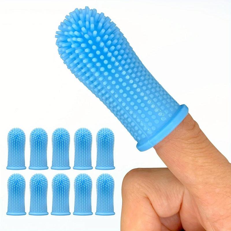 Dog Toothbrush 360 Finger Toothbrush Kit Dental Care For Small Pets