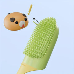 Pet Toothbrush Dog Finger Cover Toothbrush Soft Rubber Tooth Cleaning Brush