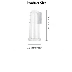5pc Dog Toothbrushes Soft Pet Finger Toothbrush Bad Breath Tartar Teeth