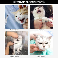 Transparent Breathable Pet Cat Muzzle Anti-bite Anti-scratch Headgear