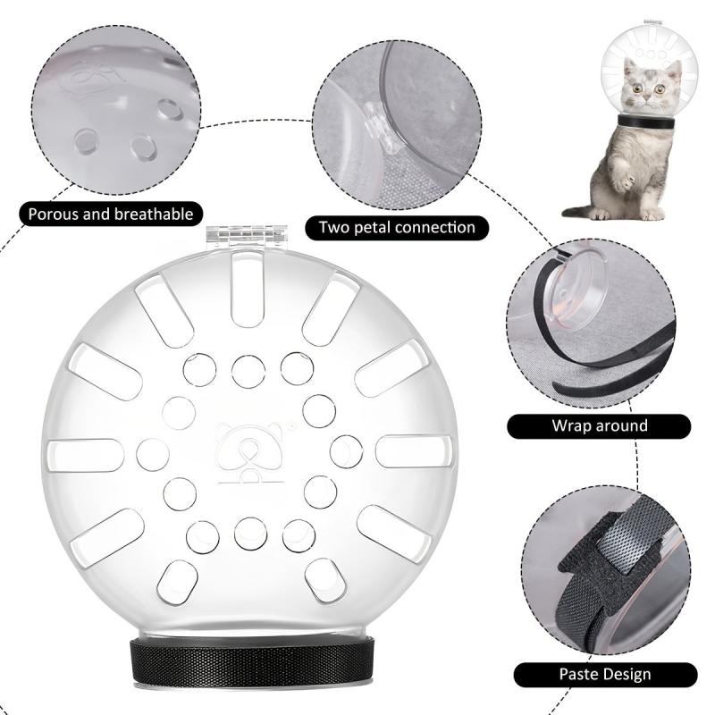 Transparent Breathable Pet Cat Muzzle Anti-bite Anti-scratch Headgear