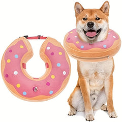 Dog Inflatable Cone Collar Soft Washable Protective Recovery Collar For Dogs