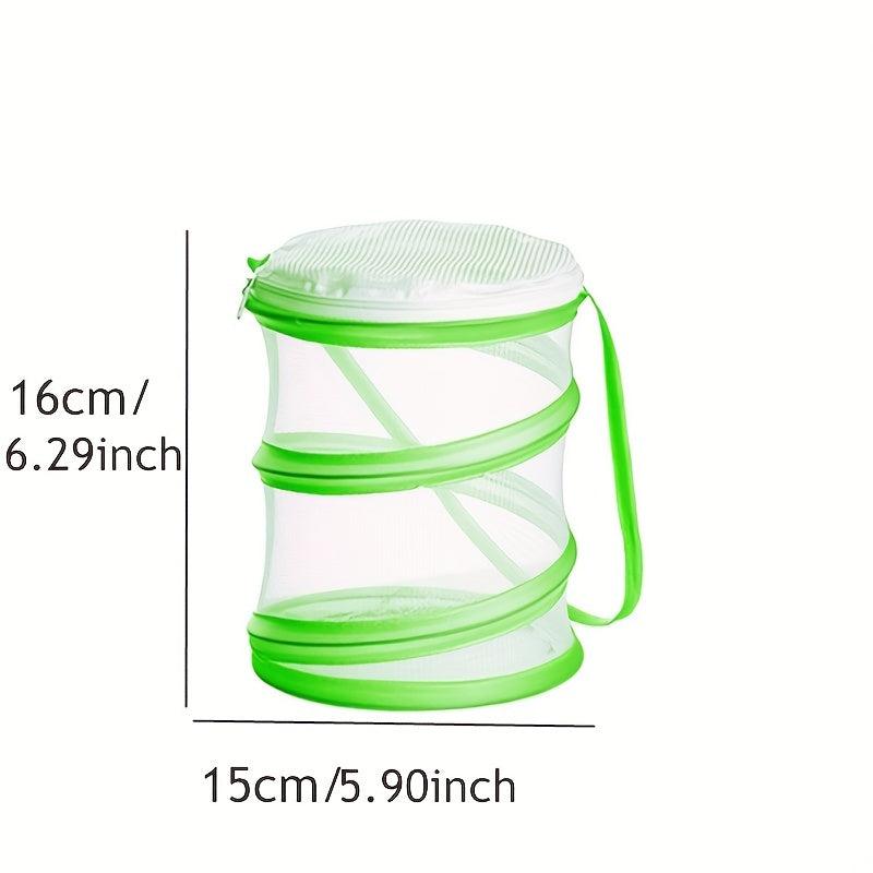 Mini Butterfly Habitat Foldable Popup Terrarium for Butterflies Raising