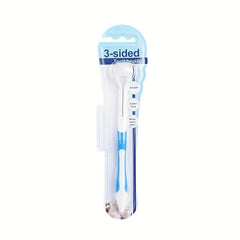 3-Sided Pet Toothbrush for Dogs & Cats - Oral Cleaning Brush