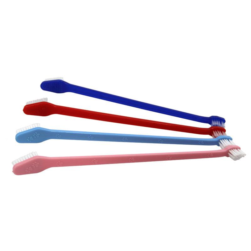Dual Headed Pet Toothbrush - Oral Cleaning Supply