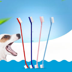 Dual Headed Pet Toothbrush - Oral Cleaning Supply