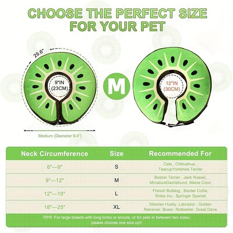 Adjustable Inflatable Dog Cone Collar for Recovery