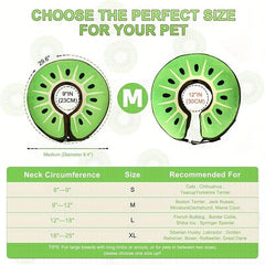 Adjustable Inflatable Dog Cone Collar for Recovery