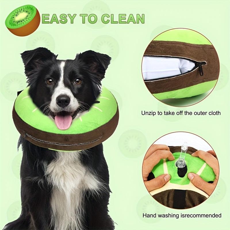 Adjustable Inflatable Dog Cone Collar for Recovery