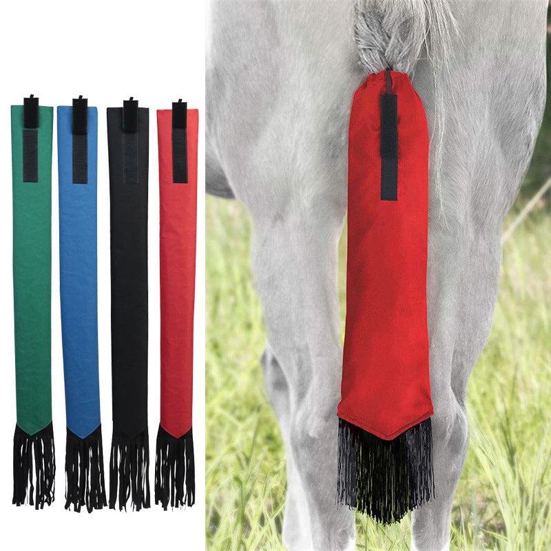 Horse Tail Bag with Fringe Equestrian Grooming Supplies