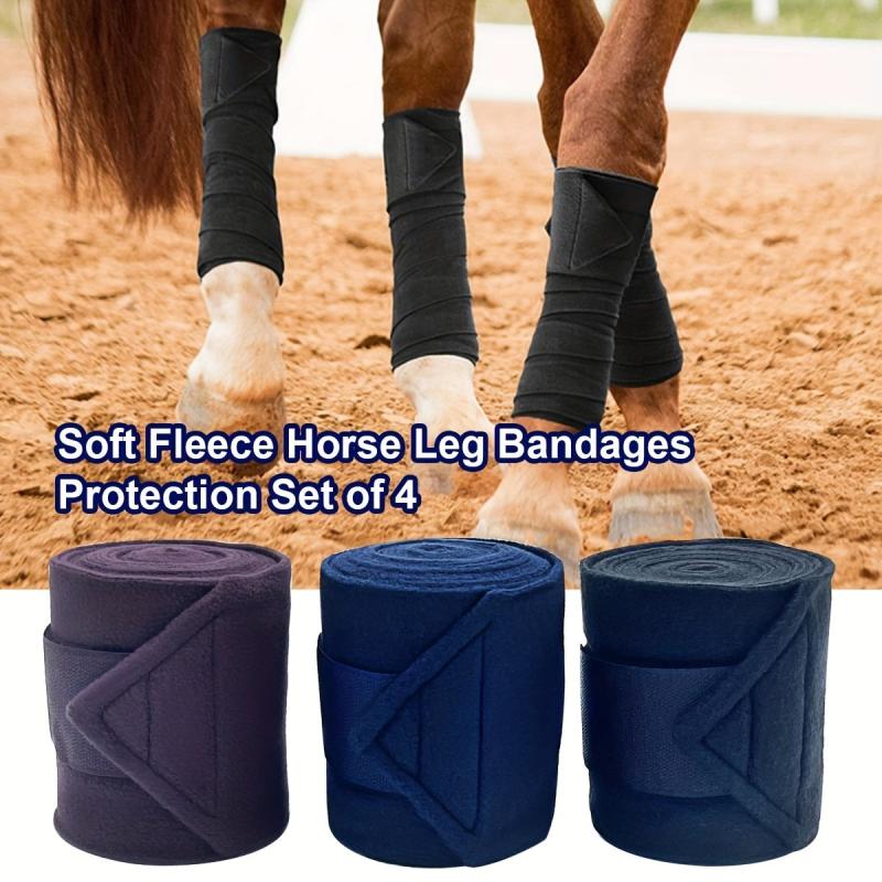 Horse Fleece Bandages Equestrian Leg Wraps