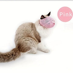 Breathable Cat Mesh Muzzles Anti Biting Adjustable Mouth Cover