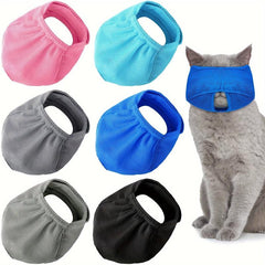 Breathable Cat Mesh Muzzles Anti Biting Adjustable Mouth Cover