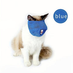 Breathable Cat Mesh Muzzles Anti Biting Adjustable Mouth Cover