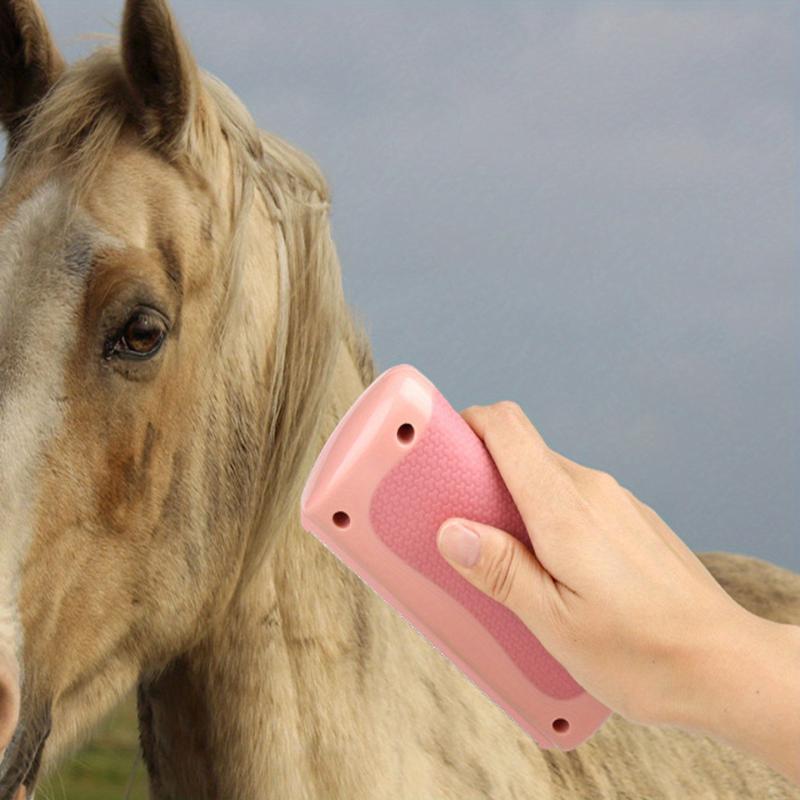 2-in-1 Horse Grooming Tool: Sweat Scraper & Stripping Comb