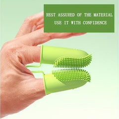 Soft Bristle Dog Finger Toothbrush for Dental Care