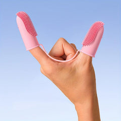 Soft Bristle Dog Finger Toothbrush for Dental Care