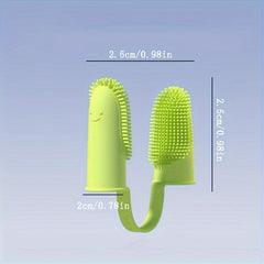 Soft Bristle Dog Finger Toothbrush for Dental Care