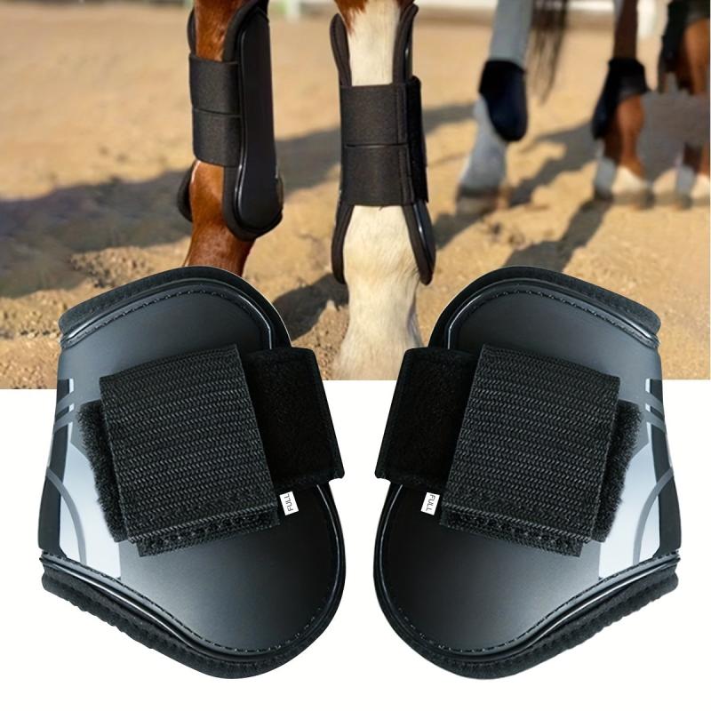 2 Pairs Durable Horse Leg and Hoof Protectors for Jumping