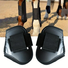 2 Pairs Durable Horse Leg and Hoof Protectors for Jumping