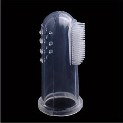 Silicone Fingertip Pet Toothbrush For Dog & Cat
