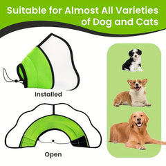 Dog Recovery Collar Adjustable Elizabeth Protective Cone Collar