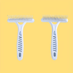 Double Sided Slicker Pet Brush For Shedding Dematting