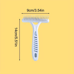 Double Sided Slicker Pet Brush For Shedding Dematting